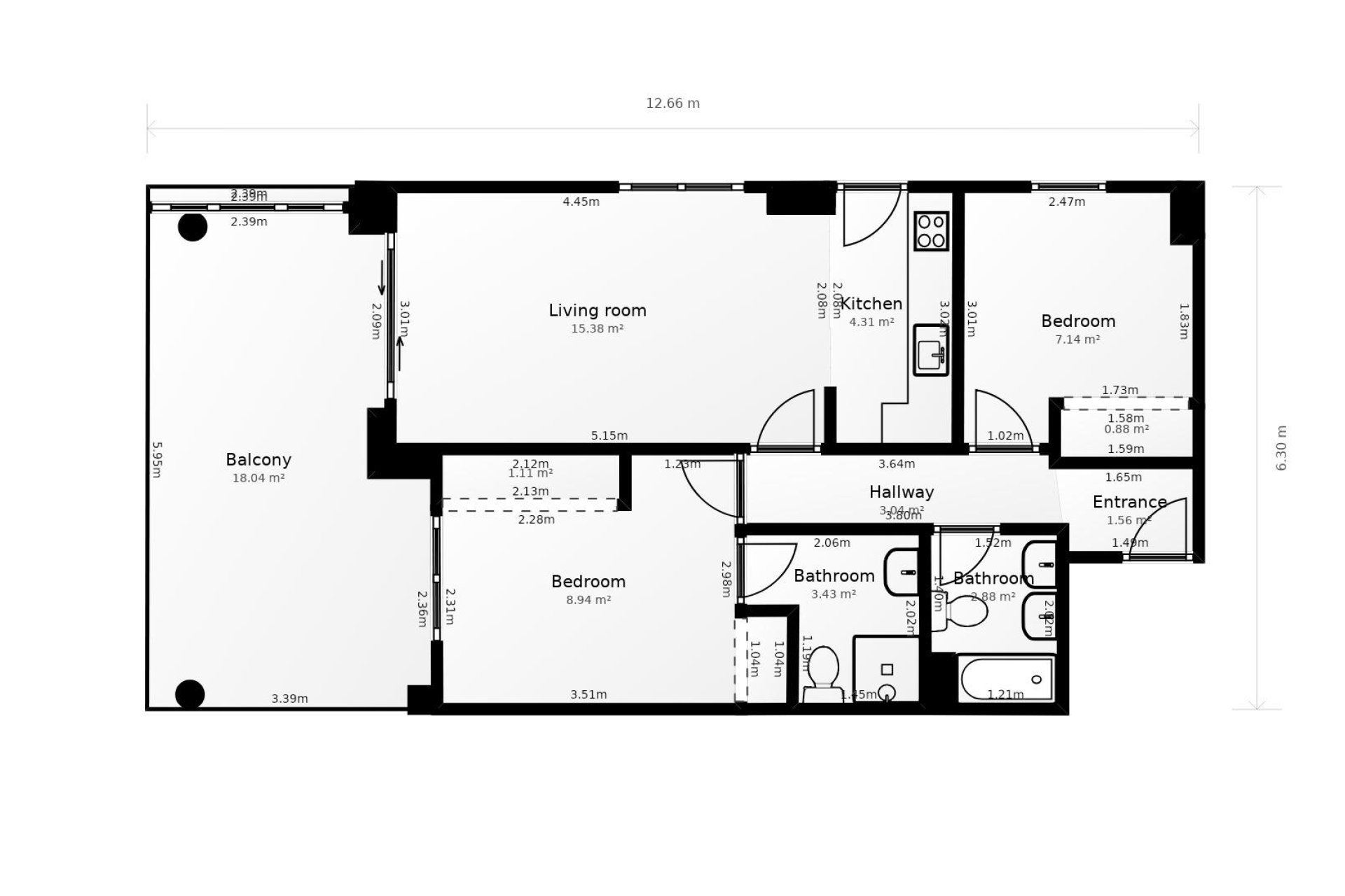 Herverkoop - Apartment - Calpe - Vista Ifach