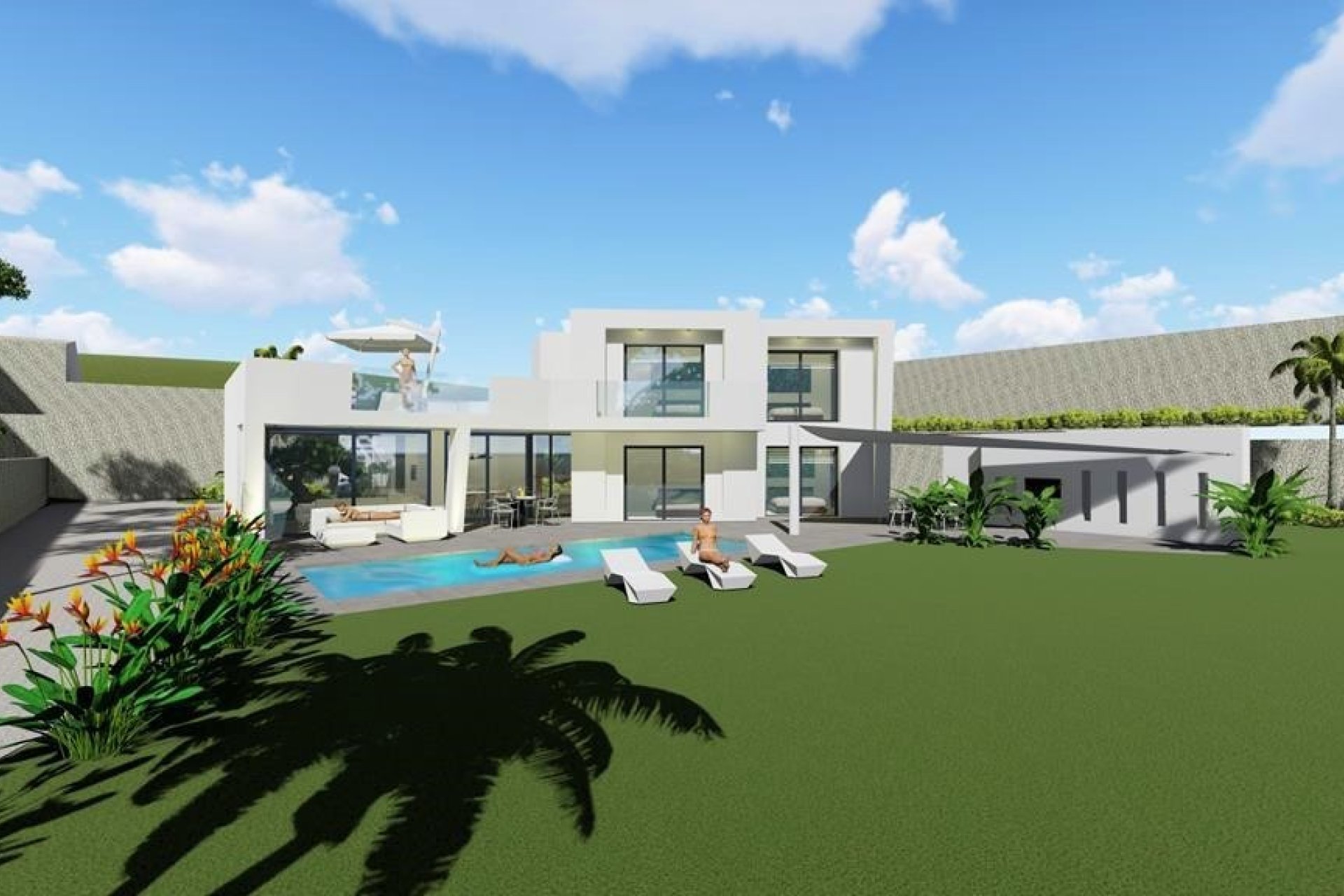 Obra nueva - Villa - Calpe - Puerto blanco