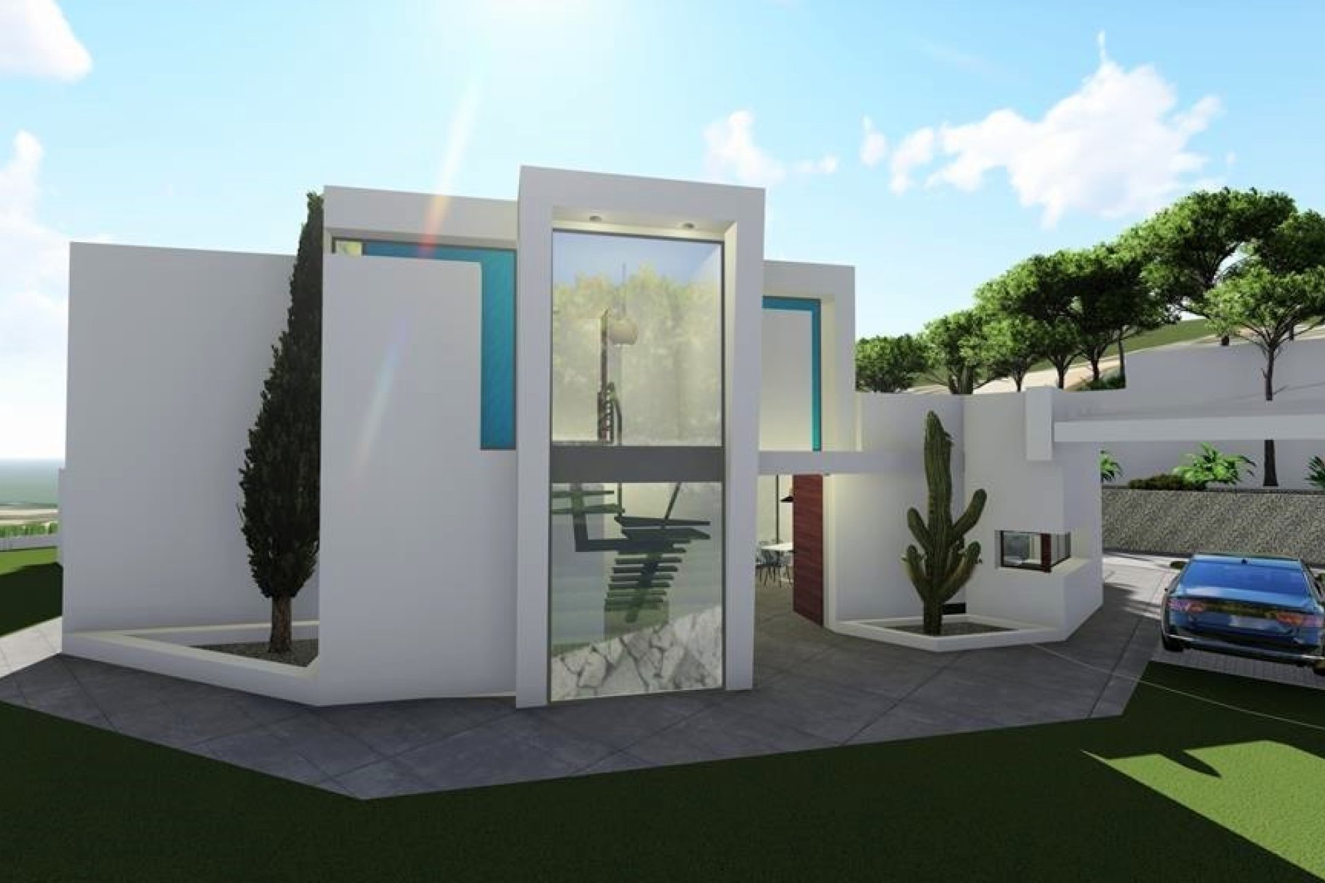 Obra nueva - Villa - Calpe - Puerto blanco